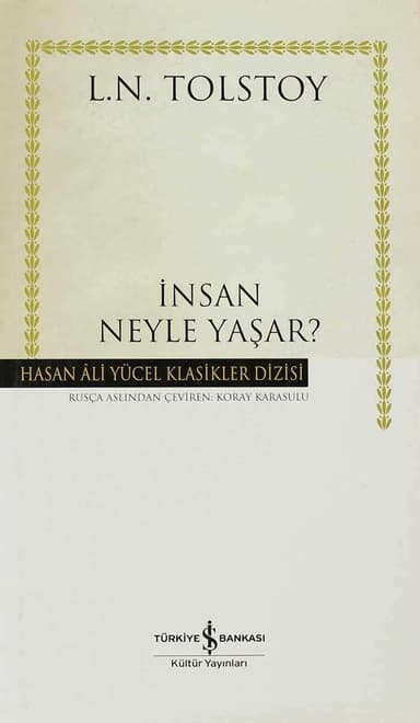 İnsan Neyle Yaşar? kitap kapağı